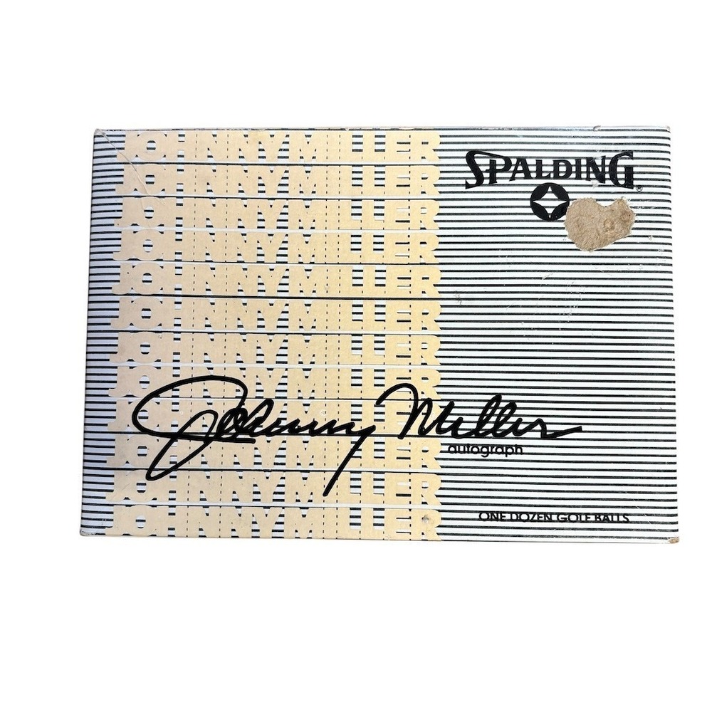 Spalding Johnny‎ Miller Autograph Orange Golf Balls 1 Dozen w/ Box
